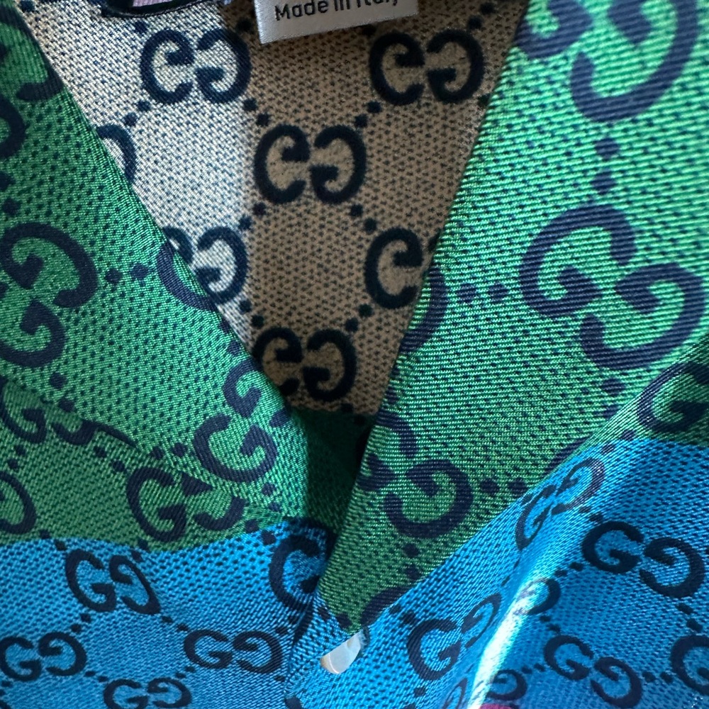 Gucci Rainbow Patterned Men's Shirt - Picture 6 of 8
